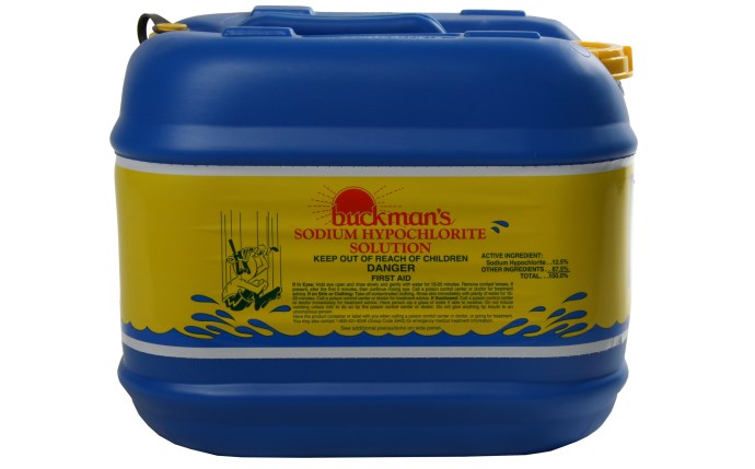 Buckman's 2.5 gal Carboy Liquid Chlorine