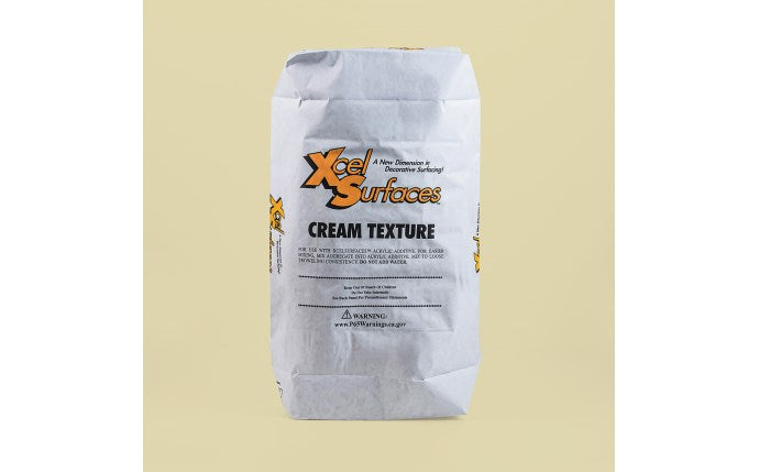 Xcel Surfaces 50 lb / 22.6kg Bag Aggregate Texture Mix Cream